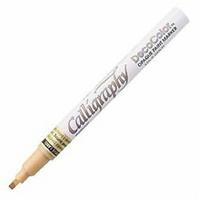 Marvy Calligraphy Deco Color Opaque Paint Marker Boya Markör Altın