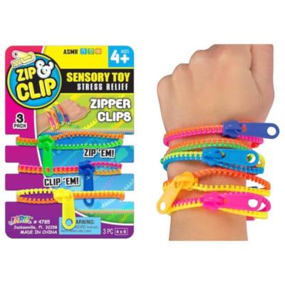 Sunman Zip & Clip Fermuar Bileklik 3'Lü