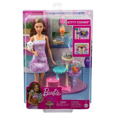Barbie Hhb70 Barbie Ve Yavru Kediler Oyun Seti