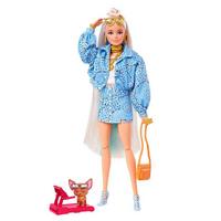 Barbie Extra Hhn08 Mavi Takımlı Bebek