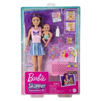 Barbie Hjy33 Barbie Skipper Bebek Bakıcısı