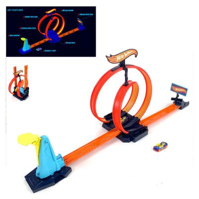 Hot Wheels Hpc05 Neon Yarışlar Çifte Çemberde Yarış Seti