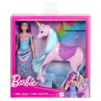 Barbie Hyt62 Mor Saçlı Bebek Ve Tek Boynuzlu Atı