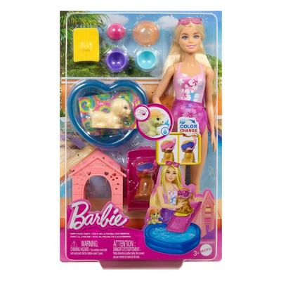 Barbie Jbf35 Barbie Köpekçikle Havuz Partisi Oyun Seti