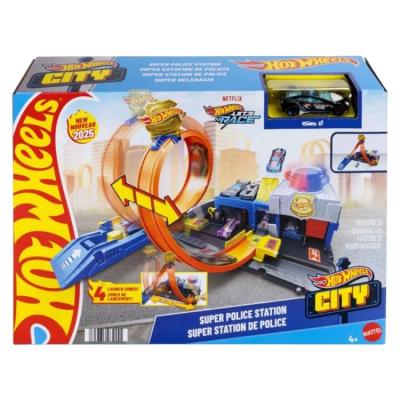 Hot Wheels Jbm71 Polis İstasyonu Oyun Seti