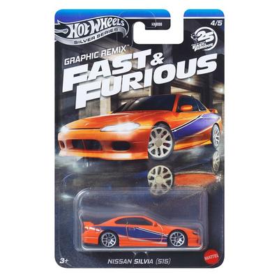 Hot Wheels Silver Fast & Furious Jby48 Nissan Silvia (S15)