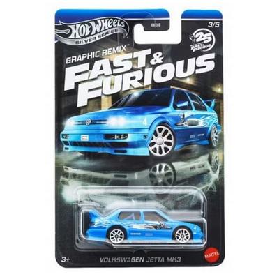 Hot Wheels Silver Fast & Furious Jby46 Volkswagen Jetta Mk3
