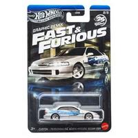 Hot Wheels Silver Fast & Furious Jby45 Custom / Personnalise Acura Integra Sedan Gsr