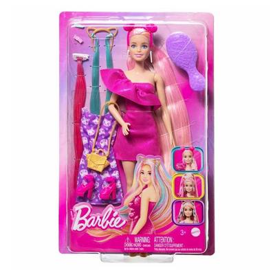 Barbie Jdc85 Upuzun Pembe Saçlı Bebek