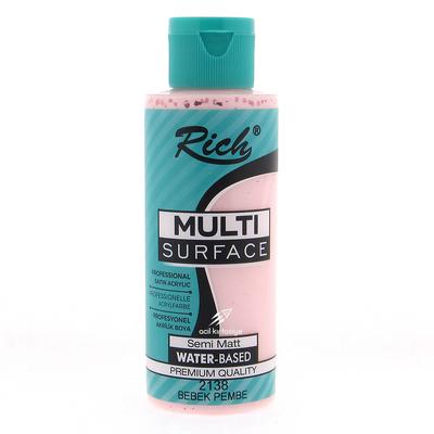 Rich Professional Multi Surface Akrilik Boya 120Cc 2138 Bebek Pembe