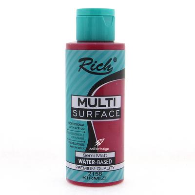 Rich Professional Multi Surface Akrilik Boya 120Cc 2158 Kırmızı