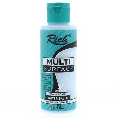 Rich Professional Multi Surface Akrilik Boya 120Cc 2182 Bebek Mavi