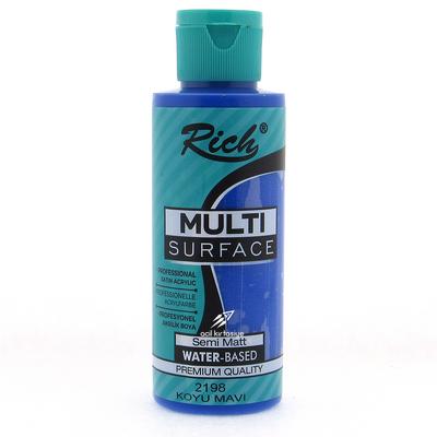 Rich Professional Multi Surface Akrilik Boya 120Cc 2198 Koyu Mavi