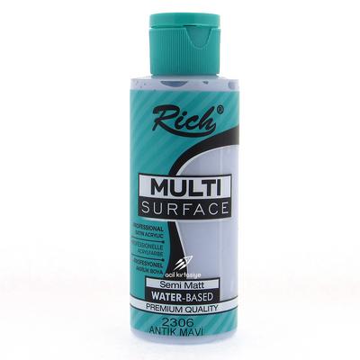 Rich Professional Multi Surface Akrilik Boya 120Cc 2306 Antik Mavi