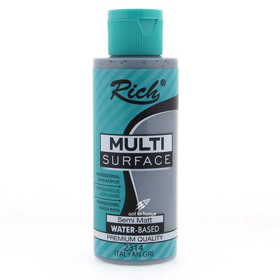 Rich Professional Multi Surface Akrilik Boya 120Cc 2314 İtalyan Gri