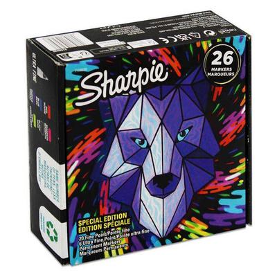 Sharpie Permanent Marker Fine 26 Renk Kurt