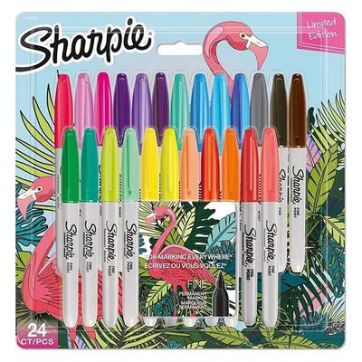 Sharpie Permanent Marker Fine 24 Renk Flamingo