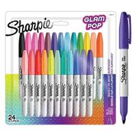 Sharpie Permanent Marker Glam Pop 24'Lü Set