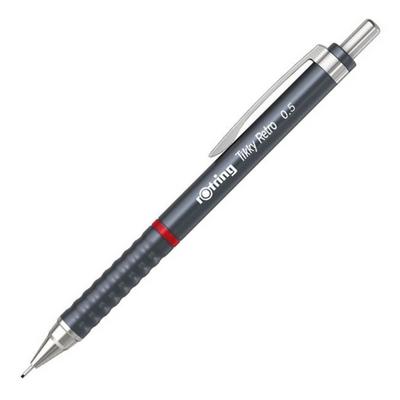 Rotring Tikky Retro Versatil Kalem 0,5Mm Metalik Gri