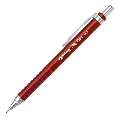 Rotring Tikky Retro Versatil Kalem 0,5Mm Metalik Kırmızı