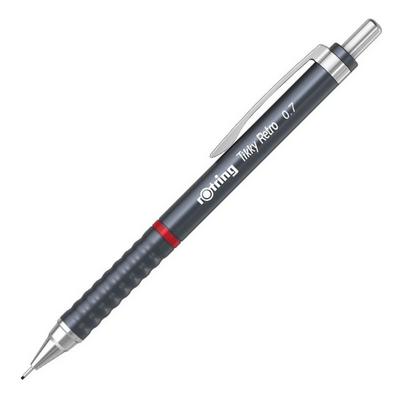 Rotring Tikky Retro Versatil Kalem 0,7Mm Metalik Gri