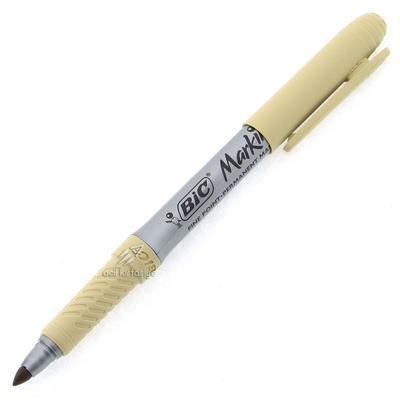 Bic Marking Permanent Marker Fine Point Tiki Hot Tan