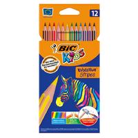 Bic Kids Evolution Stripes Kuru Boya Kalemi 12'Li