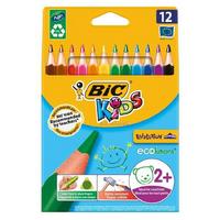 Bic Kids Evolution Jumbo Üçgen Kuru Boya Kalemi 12'Li