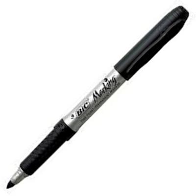 Bic Marking Permanent Marker Fine Point Tuxedo Black