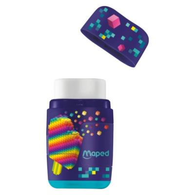 Maped Connect Pixel Party Çiftli Silgili Kalemtıraş