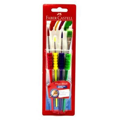 Faber-Castell Soft Touch Fırça Seti 4'Lü