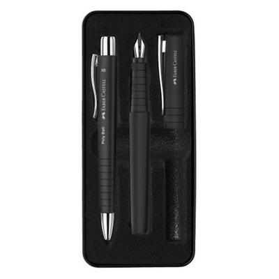 Faber-Castell Polyball Dolmakalem Versatil Kalem Set Siyah