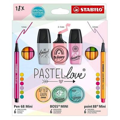 Stabilo Pastel Love 18'Li Set