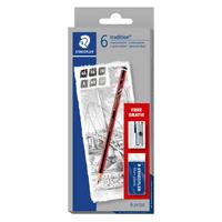 Staedtler Tradition Dereceli Resim Kalemi Seti Silgi Ve Metal Kalemtıraş Hediyeli
