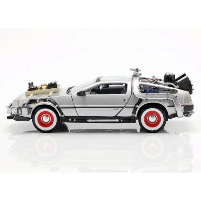 Welly Model Araba 1:24 Time Machine Back To The Future 3