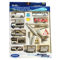 Welly 95110-16G Aviation Airway Hava Limanı Seti Metal