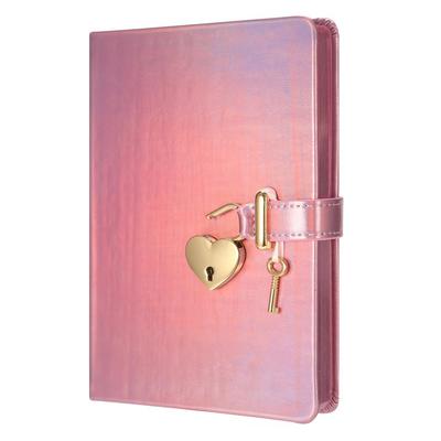 Victoria's Journals Hush Hush Kilitli Defter Kutulu 13X18 Çizgili Metalik Lila