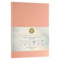 Victoria's Journals 124-1041 Smyth Flexy Planlayıcılı Esnek Defter 14X20 Çizgili Pembe
