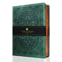 Victoria's Journals Old Book Defter 14X20 Çizgili Koyu Yeşil