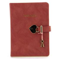 Victoria's Journals Hush Hush Kilitli Defter 13X18 Çizgili Yumuşak Yüzey Şeftali