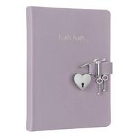 Victoria's Journals Hush Hush Kilitli Defter 13X18 Çizgili Lila