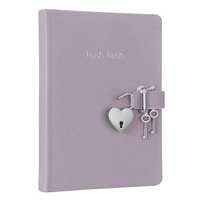 Victoria's Journals Hush Hush Kilitli Defter 13X18 Çizgili Lila