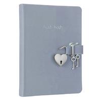 Victoria's Journals Hush Hush Kilitli Defter 13X18 Çizgili Mavi