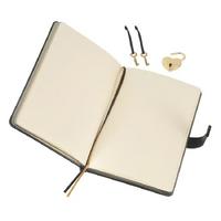 Victoria's Journals Hush Hush Kilitli Defter Kutulu 13X18 Çizgisiz Metalik Siyah