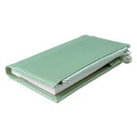 Victoria's Journals Zipco Soft Cover Defter 9,6X16,6 Çizgili Metalik Yeşil