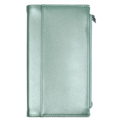 Victoria's Journals Zipco Soft Cover Defter 9,6X16,6 Çizgili Metalik Yeşil