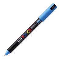Uni Posca Su Bazlı Poster Markörü Pc-1Mr 0,7Mm Sivri Uçlu Açık Mavi