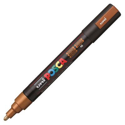 Uni Posca Su Bazlı Poster Markörü Pc-5M 1,8-2,5Mm Yuvarlak Uçlu Bronz