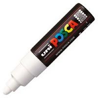 Uni Posca Su Bazlı Poster Markörü Pc-7M 4,5-5,5M Yuvarlak Uçlu Beyaz