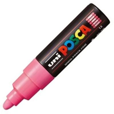 Uni Posca Su Bazlı Poster Markörü Pc-7M 4,5-5,5M Yuvarlak Uçlu Pembe